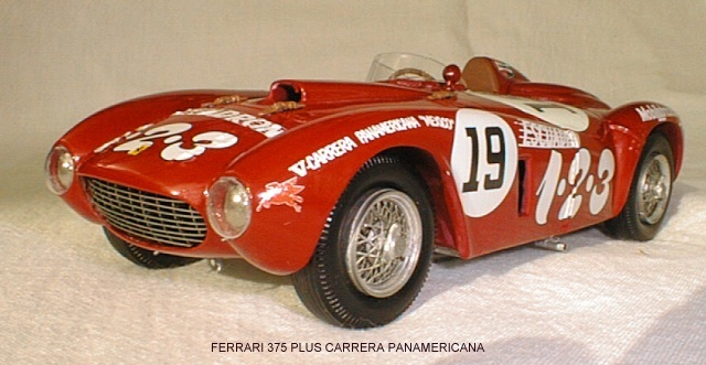 FERRARI 375 PLUS CARRERA PANAMERICANA 1954 1/24TH SCALE